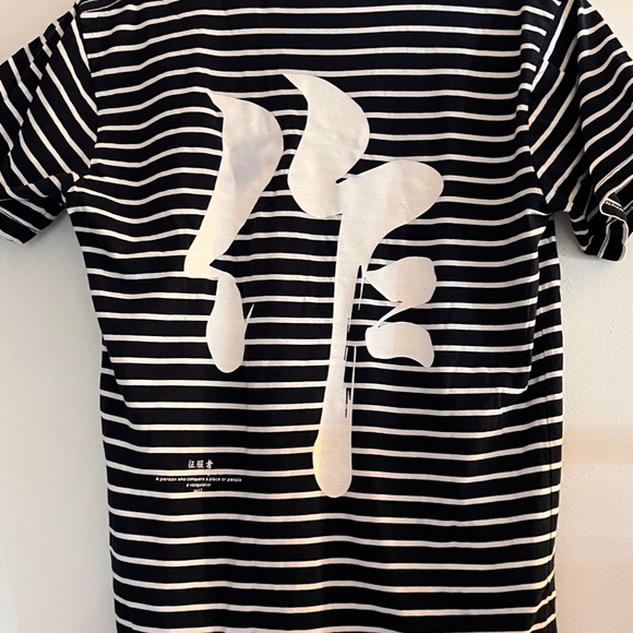 Conqueror Stripped T Shirt - Picture 2 of 5